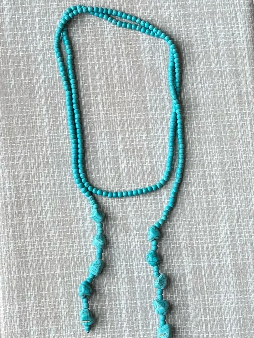 NWOT Polo Ralph Lauren Turquoise Wrap Necklace